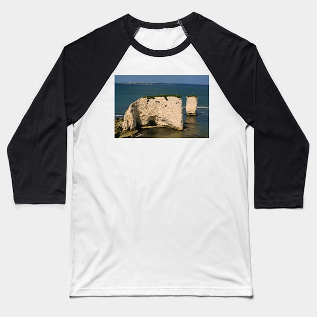 Old Harry Baseball T-Shirt by RedHillDigital